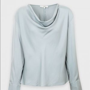 VINCE Silk and Rayon TOP BLOUSE